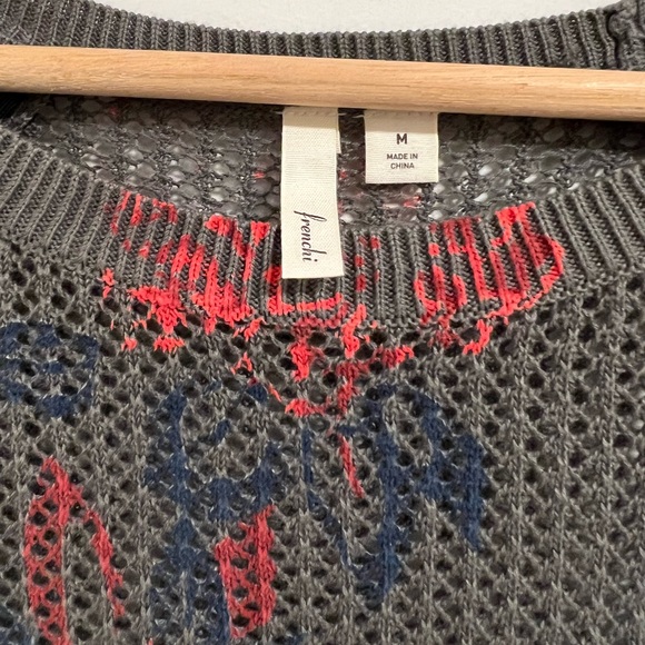 NWT Frenchi Large Cable Knit Sweater woman’s Medium olive green - Picture 3 of 6